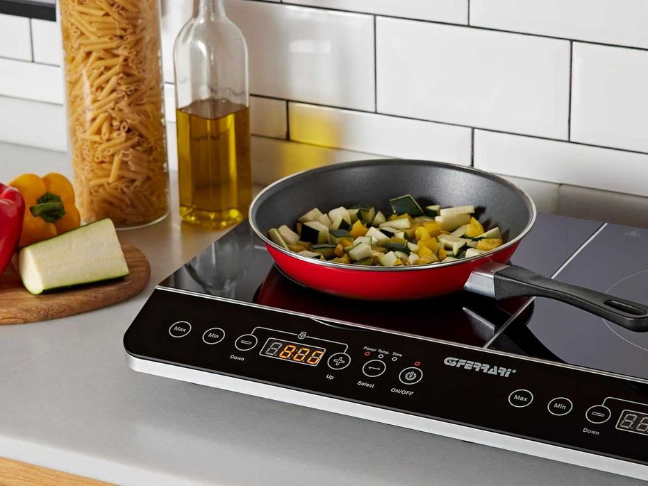 Индукционен плот с 2 плочи G3Ferrari (G10047) Закалено стъкло 3500W Hi-Tech-Chef