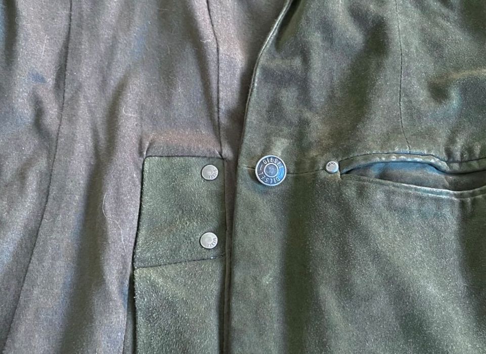 Diesel кожено яко тип сако S размер