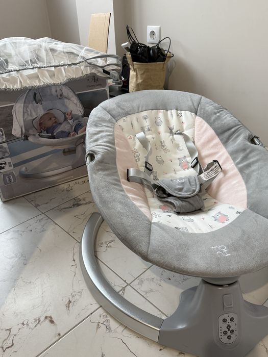 Електрическа люлка Ari розов- Мони