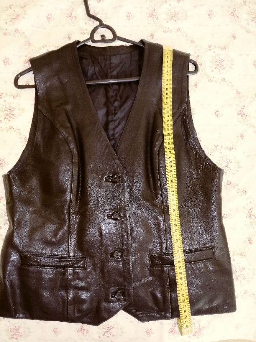 Дамски елек естествена кожа