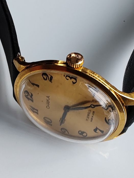 Ceas Chaika Placat cu aur Mecanic 30,5 mm Dama