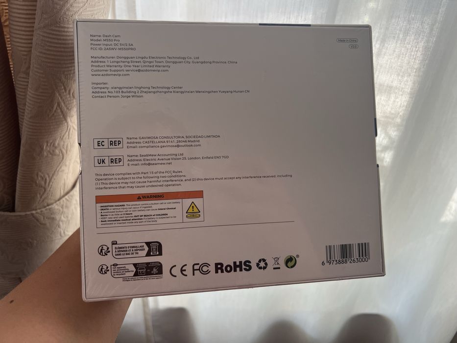 Camera bord AZDOME M550 Pro