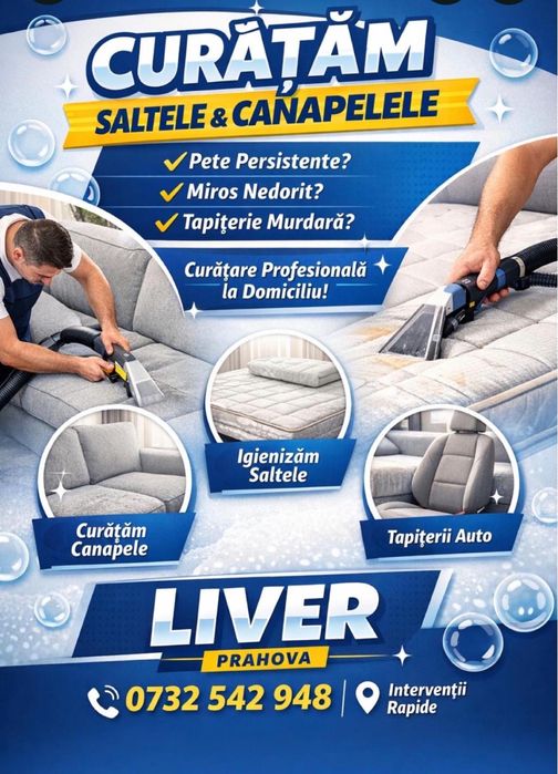 Curatare saltele, canapele si tapiserii auto