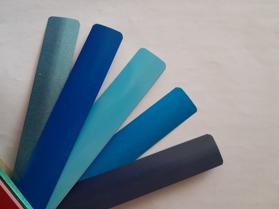 Jaluzele aluminiu albastru