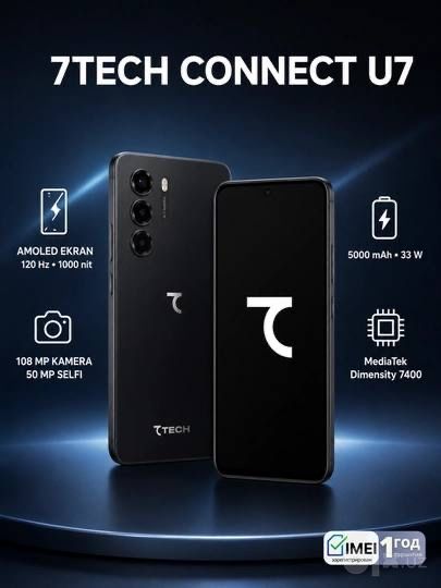 Seven tech yengi ochilmagan 256 gb oq rangi