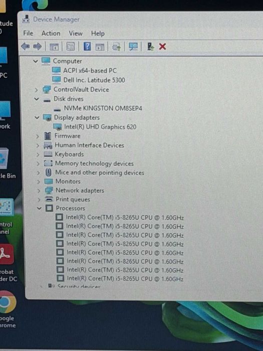 Dell Latitude 5300 i5 8265U/8RAM/512GB SSD отличен