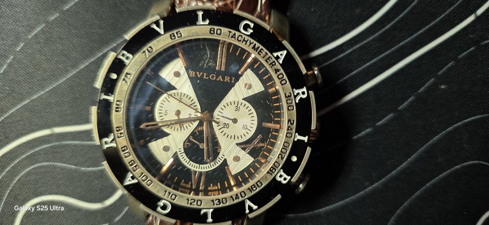 Часы BVLGARI  черные