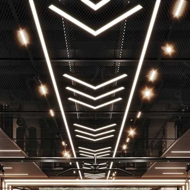 Профильный LED светильник, любая форма и размер LED chiziqli yoritgich