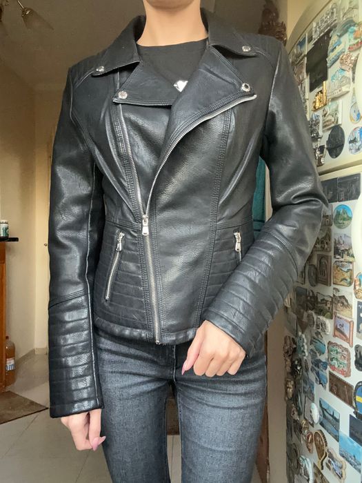 дамско яке - кожено