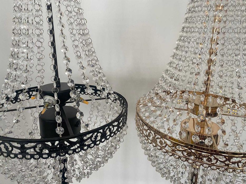 Lampa Candelabru Gold/Negru HoReCa Evenimente