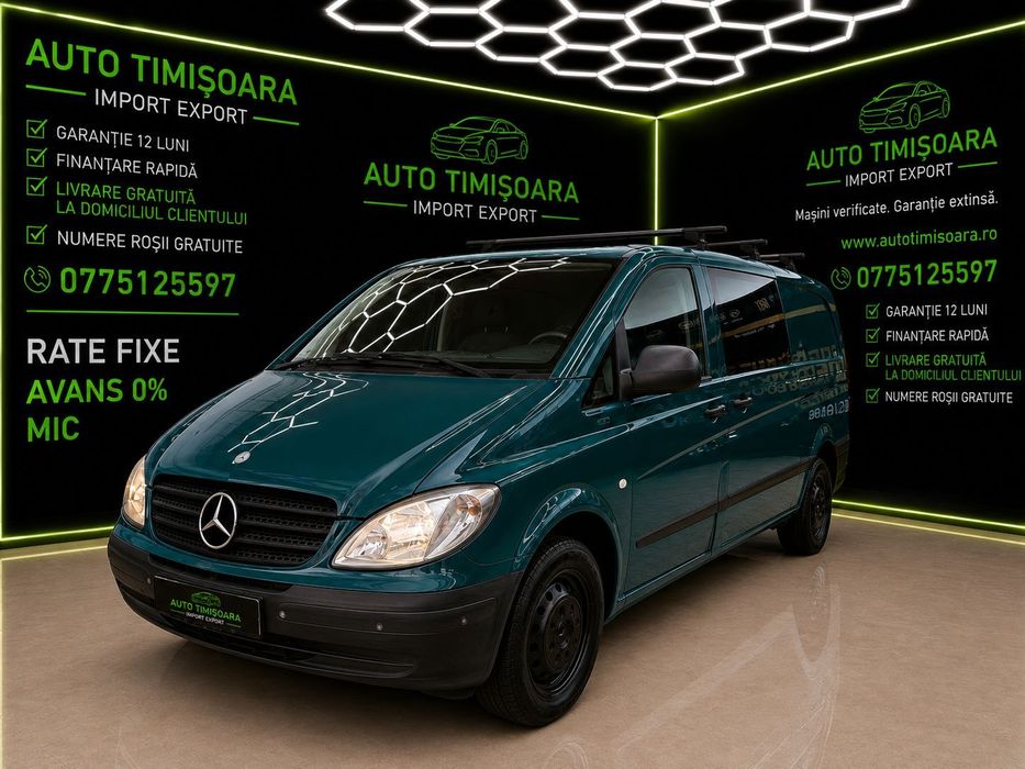 Mercedes-Benz Vito 109 CDI Autoutilitară 7 locuri + marfă Livrare Garanție Finanțare
