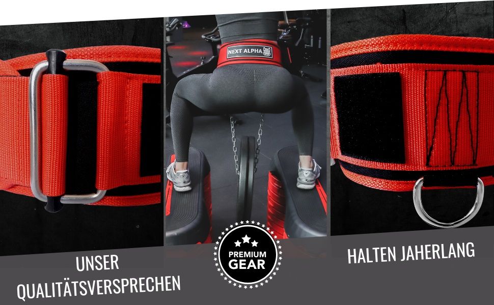 Фитнес колан за вдигане на тежести с верига. XL розов