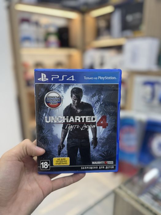 БУ диск Uncharted 4 путь вора ps4