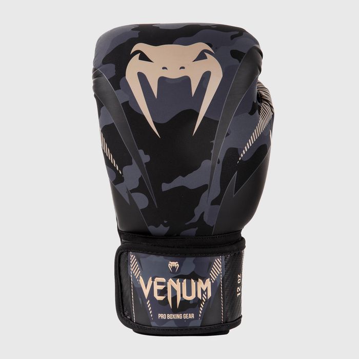 Mănuși Box Venum Impact Dark Camo - 14 OZ - produs resigilat Decathlon