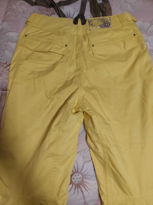 Ски панталон в жълт цвят