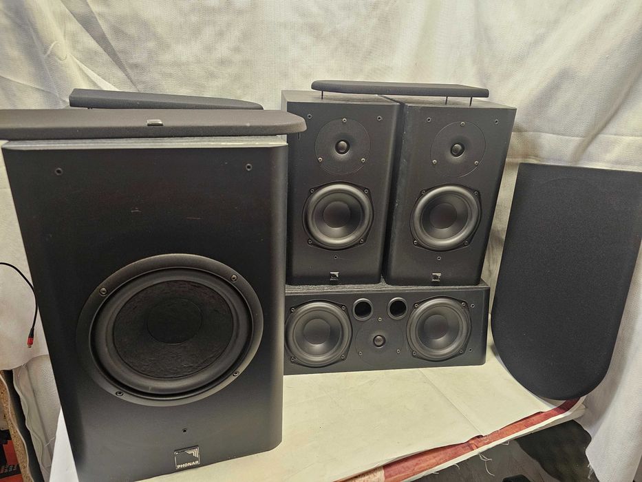 Sistem Boxe Audio Home Cinema Phonar Subwoofer Activ ASM 100 Centru Sateliti