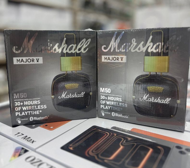 Marshall Premium Naushniklari – Kuchli Bass Va Uzoq Batareya! 80 soat