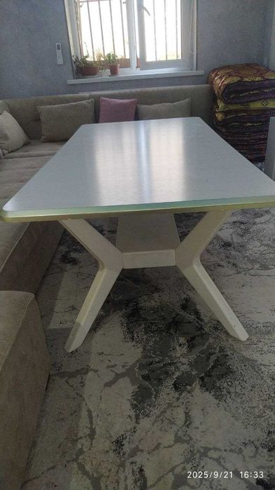 Hi-Tech cтол мебелный для гостинный, 180Х90 см, новый mehmonxona stoli