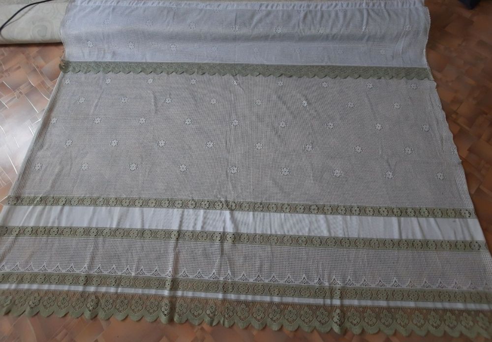 Тюль белая хлопок.