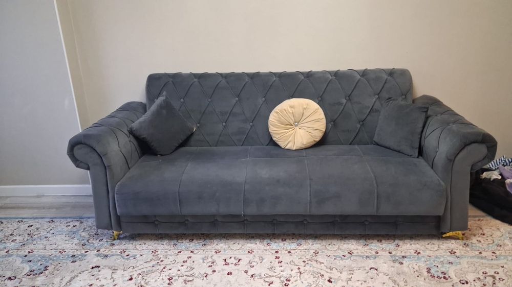 Астана продам диван серый