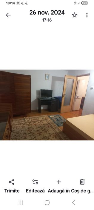Inchiriez garsoniera confort 1, linga jandarmerie pe termen lung