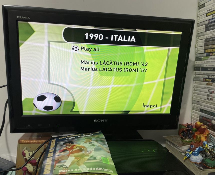 URSS vs România – Cupa Mondială Italia 1990 – DVD Fotbal