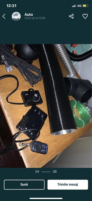 Sirocou 12v (220v) incapere bus 8kw rulota barca camper kit complet