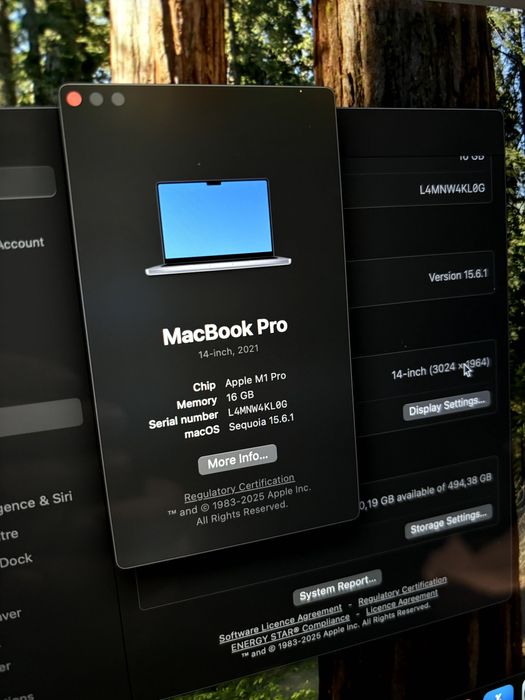 Apple MacBook Pro 14" (2021) – M1 Pro / 16GB RAM / 512GB SSD