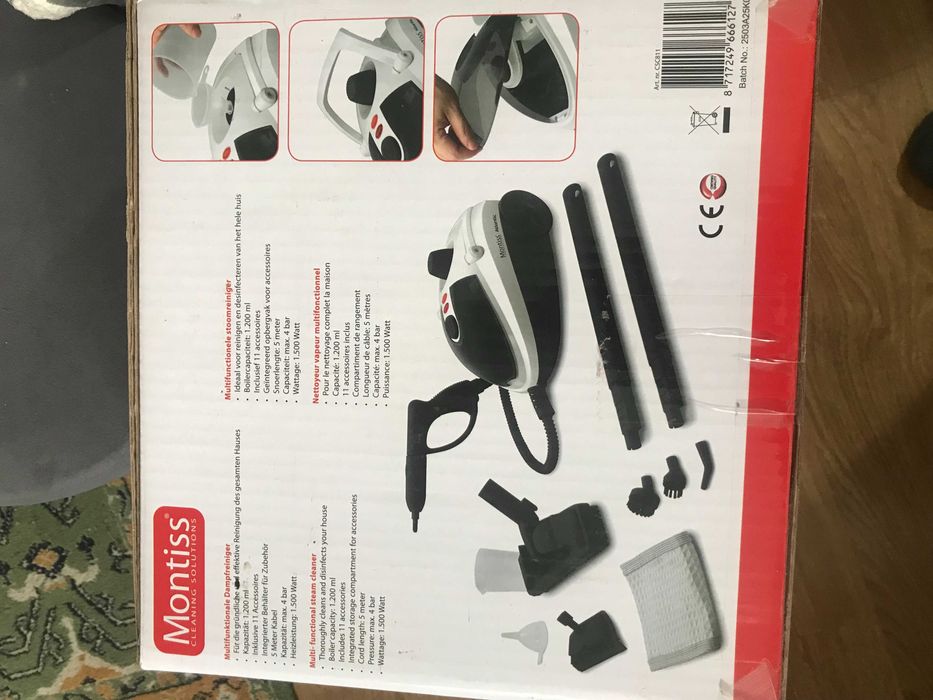 Aparat de curatat cu aburi Montiss clening solutions