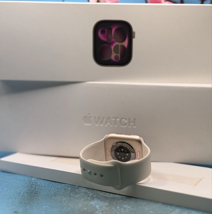 ГАРАНЦИОНЕН!!! Apple Watch 11 GPS, Корпус Rose Gold Aluminium 42mm