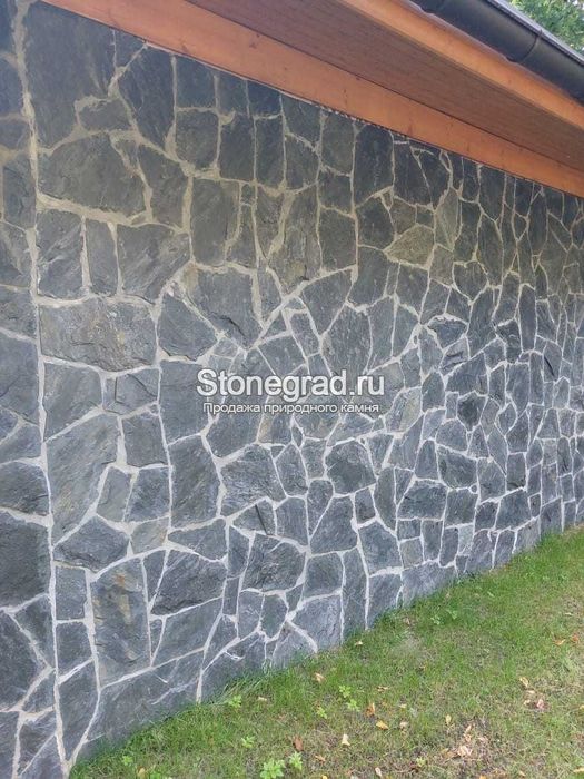 натуральный камень для облицовки забора