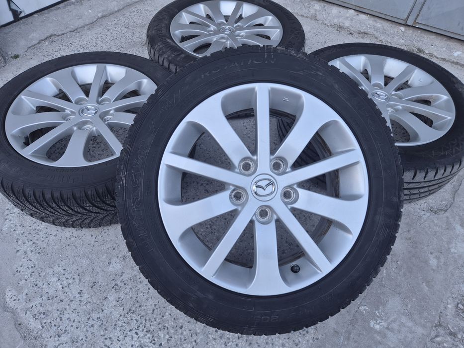 5х114.3/16 с гуми Мазда Рено Дачия 5x114,3/16 Mazda Kia Toyota  Honda