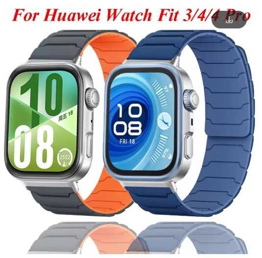 Curea silicon+Metal Huawei Watch Fit 3, Fit 4, Fit 4Pro