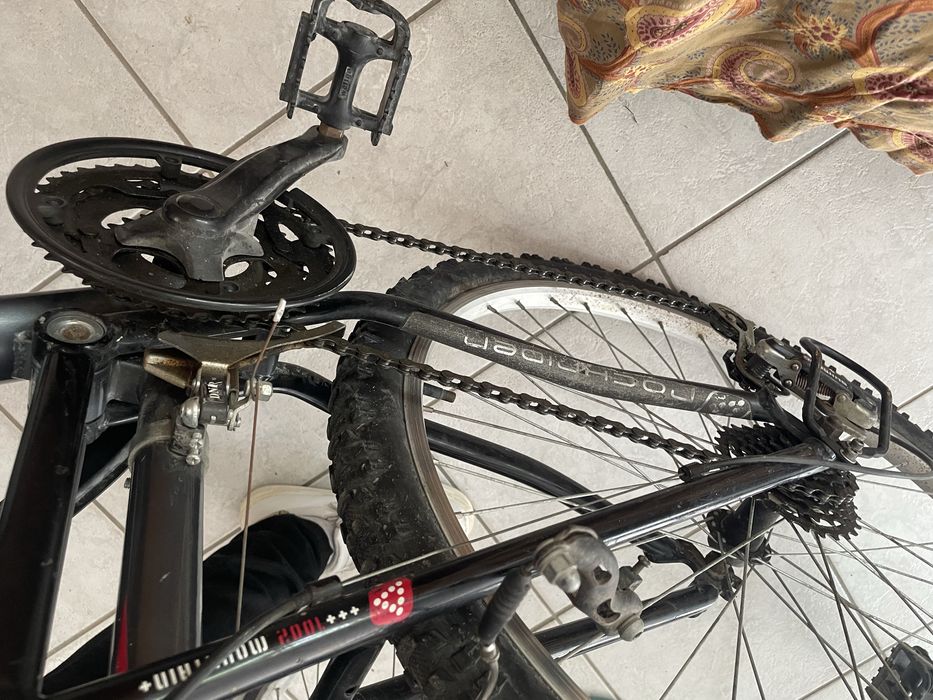 Bicicletă cu dublă suspensie Rockrider rițu de 26