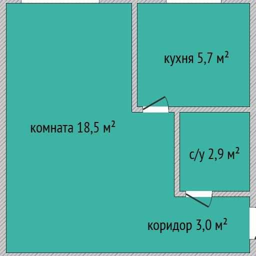 Продажа 1-комнатной квартиры