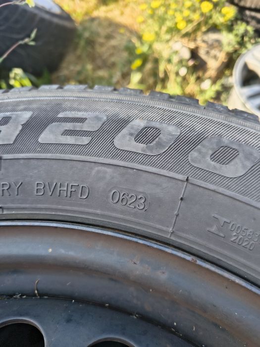 Jante de tabla cu anvelope de vara 205.65.r16c pentru Transporter t5