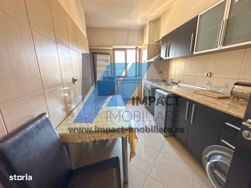 3 camere decomandate,mobilat,etaj 4/6, suprafata 90 mp, Centru, Mercur