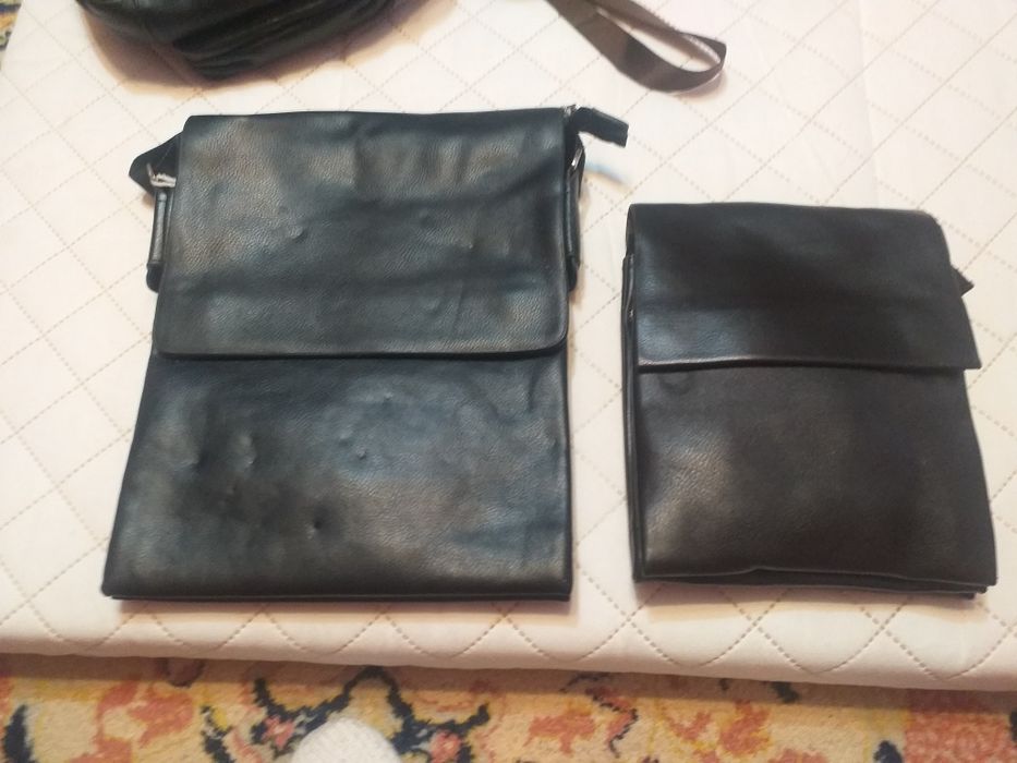 Borseta bărbătească din piele.