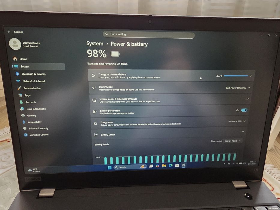 Laptop Lenovo Thinkpad T15