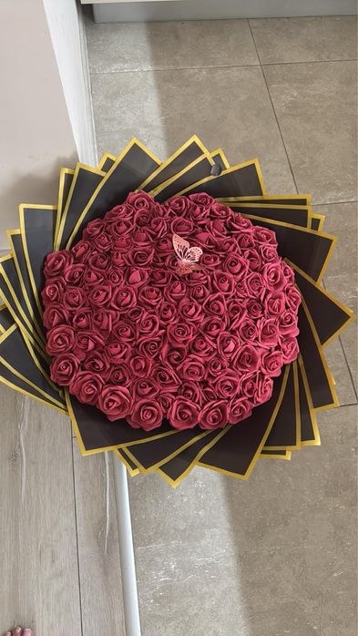Букет от вечни рози