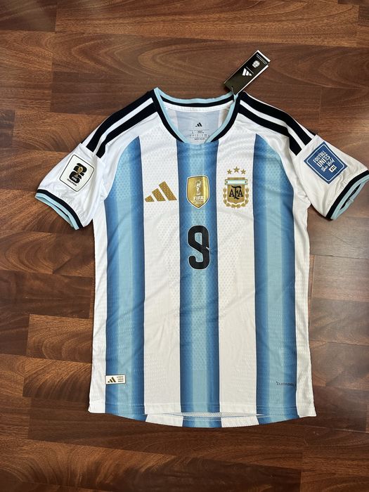 Tricou fotbal Argentina 25/26 Home Kit J. Alvarez #9