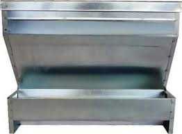 Hranitor pasari de curte cu rezervor 20/40L zincat