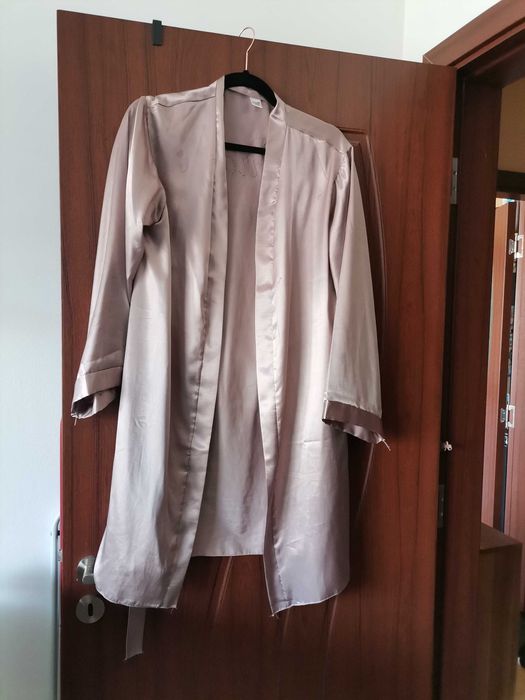 Сатенен халат за булка