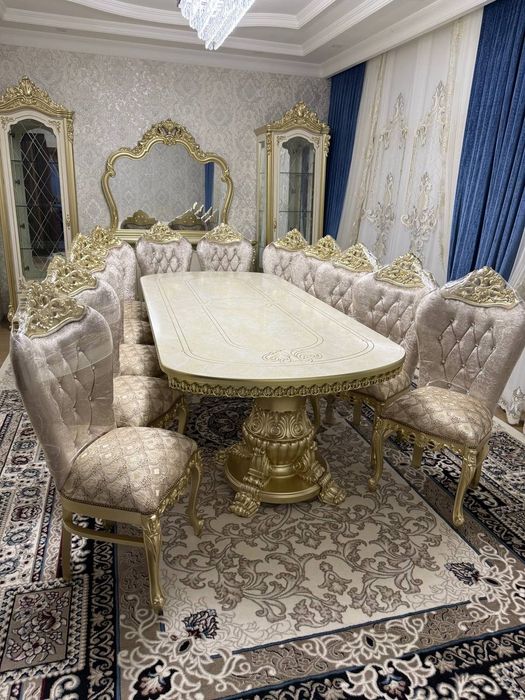 Stol-Stul Kamplekt Stulla Yonğoqdan Stol-Mdf Dan Baquvat Arzon Narxda