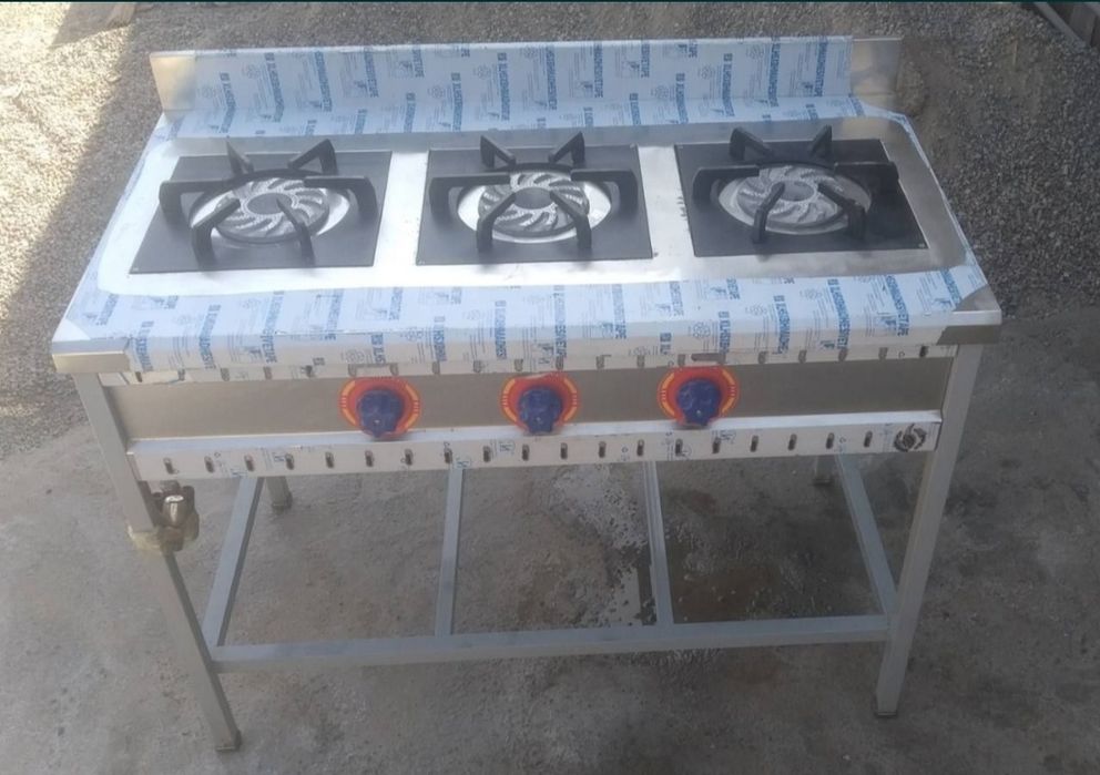 Gaz газ плита 3 конфорочная optim narxlarda uzizmiz ishlab chiqaramiz