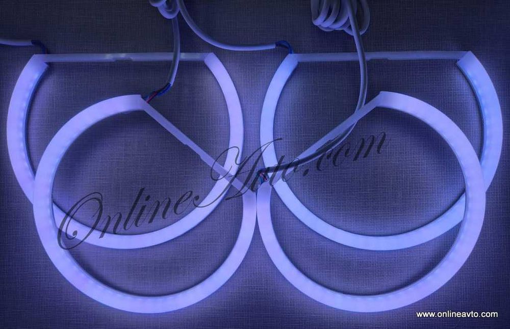 Ново! RGB Cotton LED Angel Eyes-Ангелски очи BMW E46,E39,Е36 16 цвята