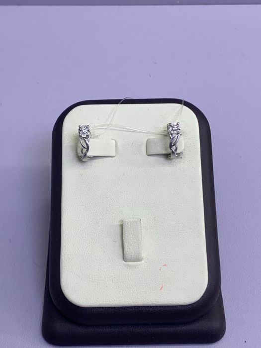 Серьги с бриллиантом/ #MA807373