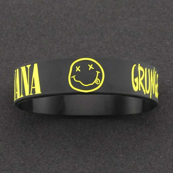 Силиконовый браслет Nirvana