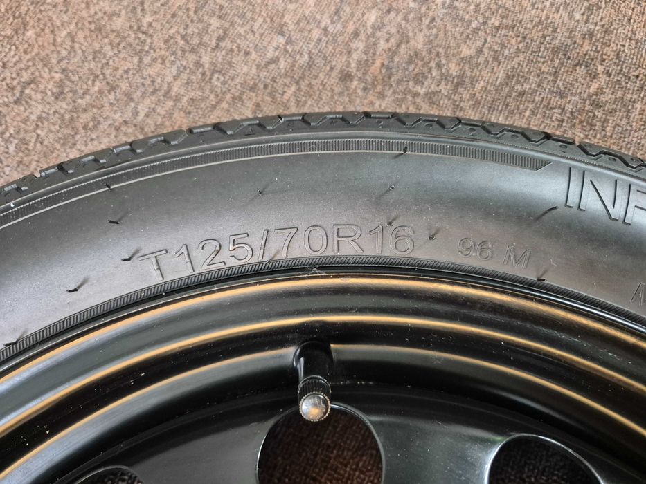 Roata Rezerva SLIM 5x112 16'' NOUA DOT 2024 - OEM Audi A3 VW Golf Passat Touran Sharan Caddy T-Roc Skoda Octavia Superb YETI Cupra Seat NOUA !