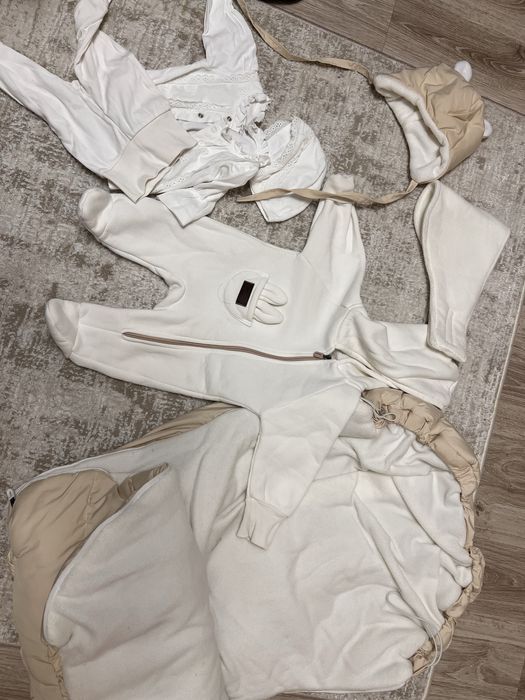 Зимний кокон на выписку